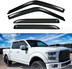 Amazon.com: UERST Side Window Deflector Visors Rain Guards Compatible for 2015 2016 2017 2018 2019 2020 F-150 Supercrew Cab : Everything Else