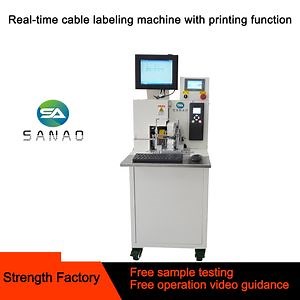[Hot Item] Real-Time Wire Labeling Machine, Is One by One Printing and Labeling Design for Wire and Tube Labeling
