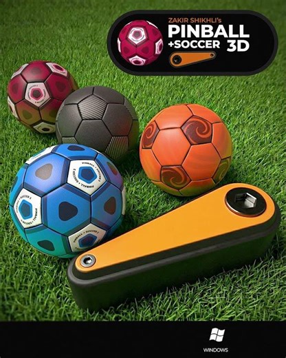"Pinball + Soccer 3D" Launch Trailer.