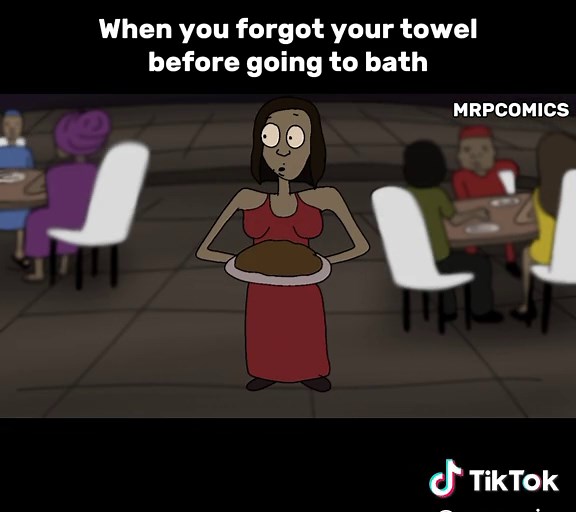 When You Forget Your Towel in the Bathroom: A Funny Moment