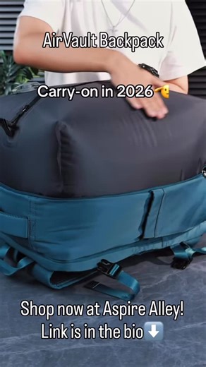Travel smarter, lighter, and further with the AirVault Backpack — the world’s first vacuum compression backpack that shrinks your luggage by up to 80%! Pack more, carry less, and say goodbye to bulky bags and baggage fees. Order now from Aspire Alley! Link is in the bio⬇️ #AirVaultBackpack #smarttravel #compressionbag #travelessentials #aspirealley #travelgear #carryon #lighttravel #adventureready #packinghacks #wanderlust #minimaltravel #travelsmart #luggage #outdoorgear #backpackgoals #traveli