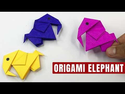 Easy Origami Elephant Tutorial | DIY Paper Craft for Beginners