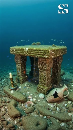 The spiral ridge stands in the deep holding silent ocean memories shaped by time as currents reveal secrets hidden beneath light. #SeaSecrets #fblifestyle #ocean #mystery | Sea secret