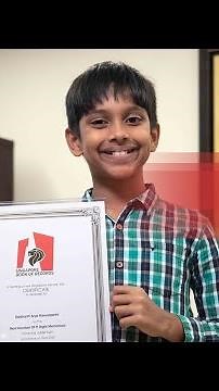 Boy, 12, breaks Singapore record for most digits of Pi memorised