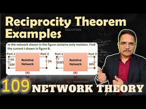 3 - Reciprocity Theorem in Network Analysis: Explained with Examples