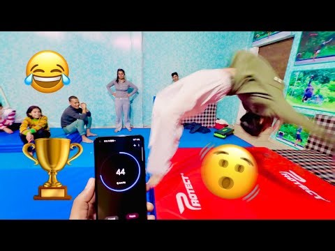 1 minute back handspring challenge Sanju vlogs