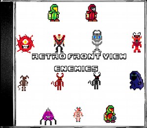 Retro Front View NES Style Doom style Monster Sprites by LAZY SPAR7AN GAMES