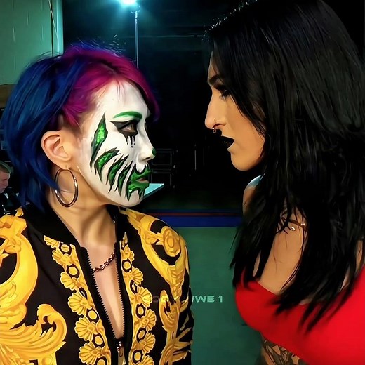 Rhea Ripley Auska Face To Face Edit! 😡 #wwe #rhearipley #asuka #edit