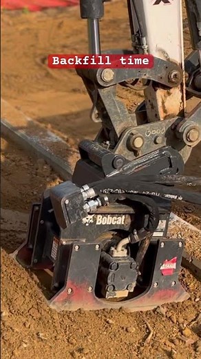 Bobcat E60 with hydraulic compactor. #excavator #compactor