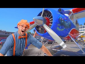 Blippi Learns About Airplanes For Kids | 1 Hour of Blippi Educational Videos For Toddlers | Blippi - Videos For Kids