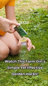 9.8K views · 20 reactions | Watch This Farm Girl’s Simple Yet Effective Garden Hacks! | 5-Minute Crafts Green | Facebook