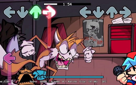 Friday Night Funkin' 秘密历史全流程Secret Histories All Voicelines VS Tails FNF ModHARD