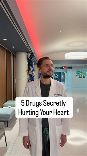 Dmitry Yaranov, MD | Cardiologist 🫀 on Instagram: "As a cardiologist, I see how some commonly used medications can silently damage your heart. Here are five to watch out for: 1️⃣ NSAIDs (e.g., Ibuprofen, Naproxen): Over-the-counter painkillers might seem harmless, but regular use can increase blood pressure, cause fluid retention, and even lead to heart failure in some cases. 2️⃣ Certain Chemotherapy Drugs (e.g., Doxorubicin, Trastuzumab): While life-saving, some cancer treatments can weaken th