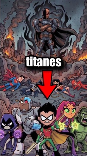 The best Teen Titans episode ever, when they beat Slade 😨 #robin #youtube #shorts