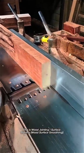 Satisfying Wood Jointing Process | How a Jointer Machine Perfectly Flattens Wood