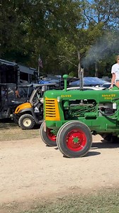 Oliver super 99 Diesel at the Franklin County Antique Machinery Show Brookville Indiana #Oliver #tractor #tractorvideo #tractorshow #tractors #farmequipment #farmmachinery #farmer #farm #farmlife | Someplace or Another