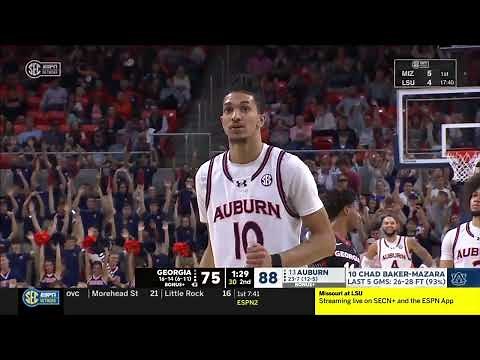 Chad Baker Mazara 2023-24 Auburn Highlights