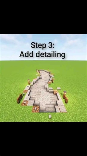 How to make a path in Minecraft #foryou #minecraft #tutorial