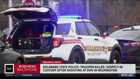 Delaware State Police trooper killed, suspect in custody after shooting at DMV in Wilmington