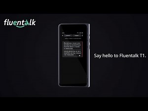 Timekettle Fluentalk T1 Handheld Translator Device | Translate Anytime, Anywhere