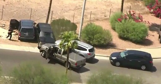 Suspected Bank Robber Killed as Phoenix-Area Pursuit Ends in Gunfire
