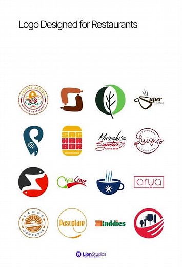 Restaurants Logo Designs Collection | Food| Handmade #logo #food #art