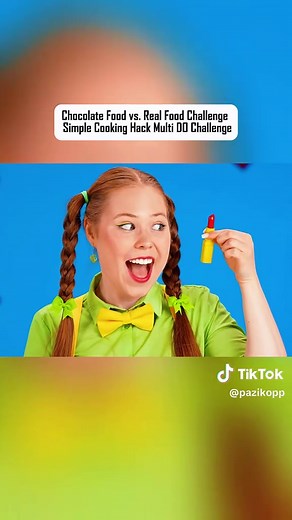 Chocolate Food vs. Real Food Challenge: A Fun Cooking Hack