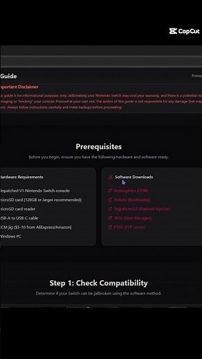 Here's a full tutorial on how to jailbreak your switch right now follow these steps.