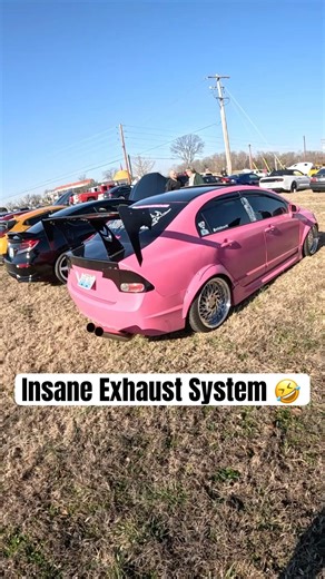 Insane Exhaust System 🤣