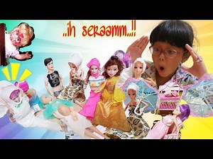 Hanum Bermain Boneka Barbie Melahirkan | Dirumah Aja ❤ Shafeea Hanum