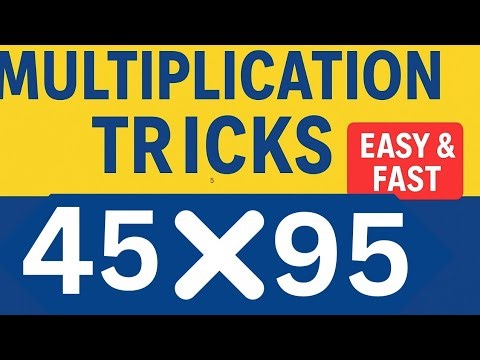 ✨ Multiplication Tricks | Easy & Fast Methods for everyone 