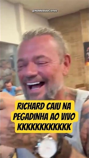 Richard fell for the live prank, LOL!