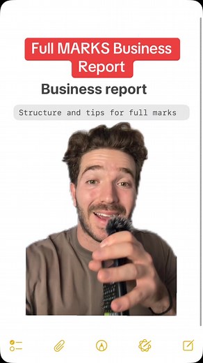 How to write a business report for full marks #business #exam #study #student #studytok | Rubix Learning
