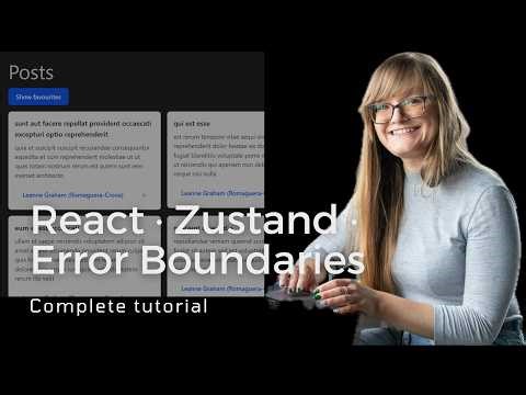 Build a React Dashboard (Zustand + Hooks + Error Handling)
