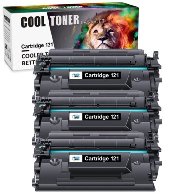 3 Pack 3252C001 Toner Cartridge Compatible For Canon 121 Image Class D1620 D1650 | eBay