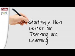 Starting a New Center for Teaching and Learning