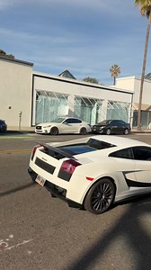 Lamborghini Gallardo Superleggera spotted in Beverly Hills, this white example belongs to YouTuber Effspot and represents one of the purest lightweight V10 Lambos ever made. Current market value sits around $180,000–$220,000 depending on mileage and condition. The Superleggera shed over 220 lbs compared to a standard Gallardo thanks to carbon fiber components and delivers 562 hp from its naturally aspirated 5.0L V10. It’s a reminder of the analog-era Lamborghini before turbos and hybrid tech too