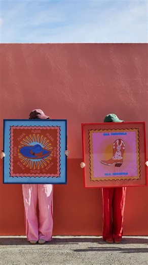 Bring colour and character to your walls with our exclusive Ola Mexicola art series. 🌵 🌶️ Inspired by Mexico’s sun-soaked energy, vibrant produce and playful spirit, the collection features eight bold designs that celebrate pattern, iconography and colour. From fiery peppers to radiant suns, each piece captures the lively, layered aesthetic of Ola Mexicola, transforming any wall into a true statement. | Fenton & Fenton