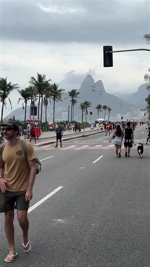 Ipanema beach #riodejaneiro #beach #rj #travel #walkingtour