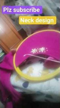 neck మెడ design only thread 🧵 work