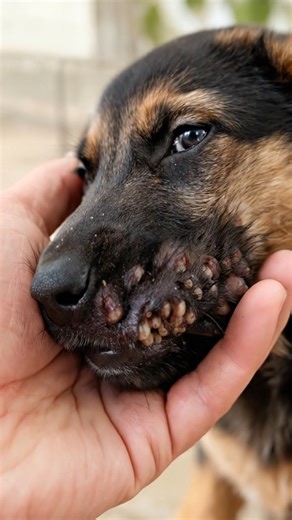 This brave dog has overcome immense adversity, battling a severe parasitic infestation that left him unable to eat or drink. Thanks to the compassion of rescuers and dedicated vets, he is on the road to recovery with newfound hope for a brighter future. | Pawsitive Pooch Love