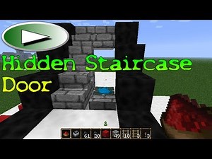 ► Minecraft Hidden Staircase Doorway Tutorial