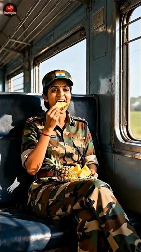 Indian army girl ka train 🚂 ka Safar #shorts #shortvideo #indianarmy #aianimation #army