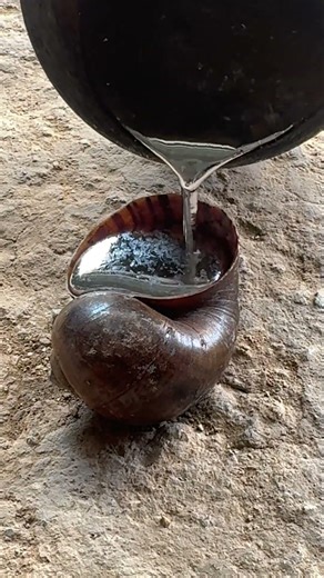 Oddly Satisfying Metal Casting 🔥 #satisfying #aluminum #recycling