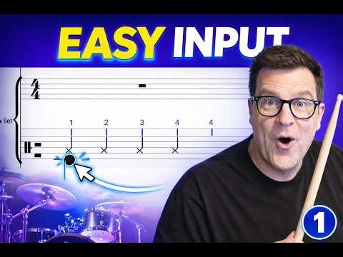 Easy Drum-Set Input, Finally!!