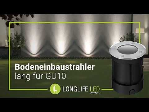LED Bodeneinbaustrahler Lang | Montagevideo - Anleitung Deutsch