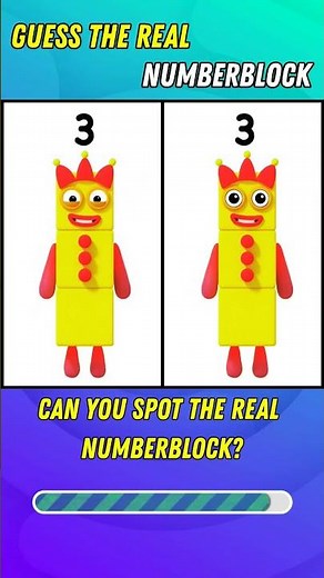 🔢 Can YOU Guess the Real Numberblocks? 🤔 | Spot the Fake Challenge!