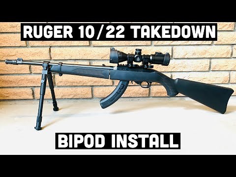 Ruger 10/22 Takedown Bipod Install