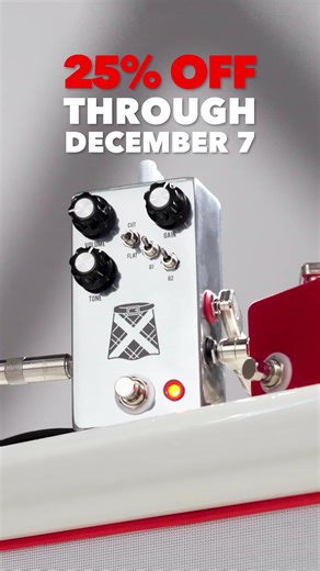 The Kilt 10 is 25% off through December 7th while supplies last! Get yours at jhspedals.com or at your preferred dealer...