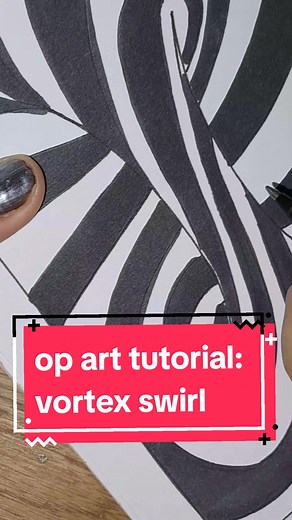 Easy Op Art Patterns Drawing Tutorial | Line Art and Optical Illusions